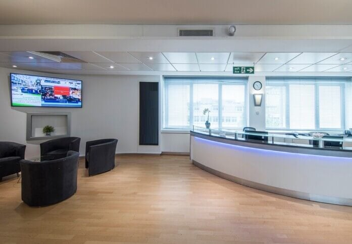 Reception at Regus in Hammersmith