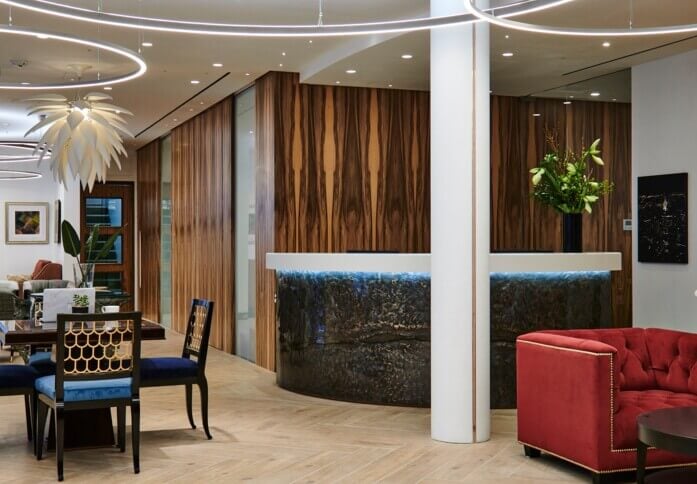 Reception in Southampton Buildings, Beaumont Business Centres, Chancery Lane