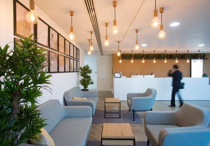 Reception at London Road, Mantle Space Ltd in Stevenage