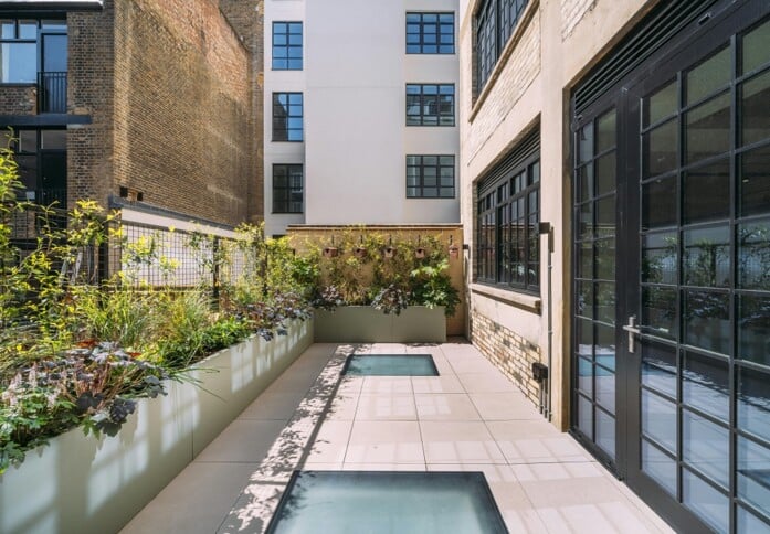 Roof terrace in 140 Wardour Street, Workpad (Managed, PROVIDER CAN TOUR), Soho, W1 - London