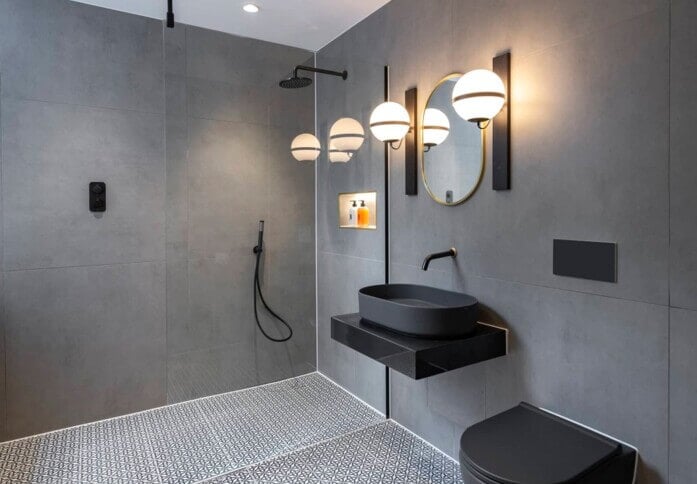 WC for clients at Grosvenor Gardens, Workpad (Victoria, SW1)