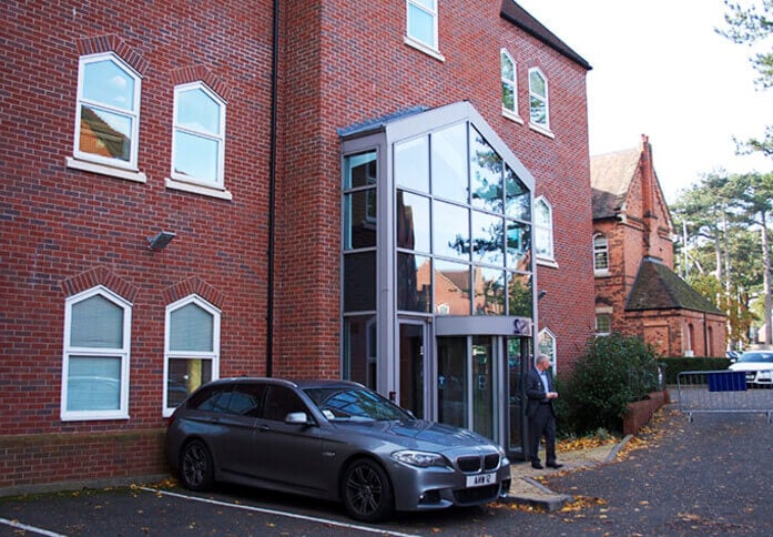 The parking at Pinewood Business Park, Candlelight Property Limited in Birmingham, B1