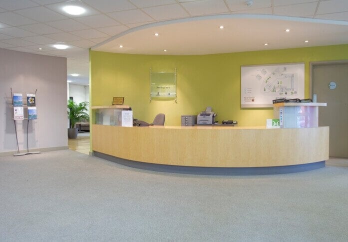 Reception area at Aerodrome Road, Regus in Gosport