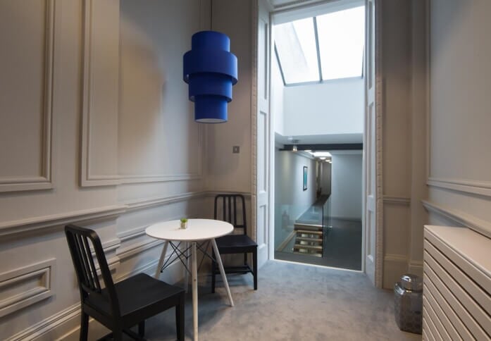 Breakout space for clients - John Street, The Boutique Workplace Company in Chancery Lane