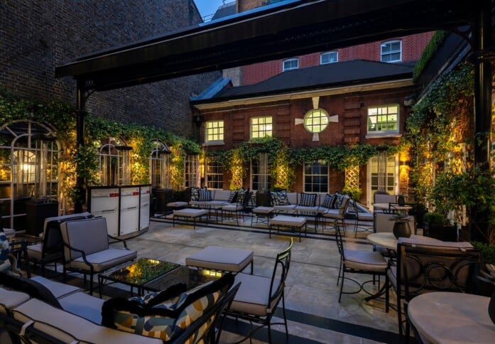 Outdoor area at Grosvenor Street, Residential Land Management Ltd in Mayfair, W1 - London