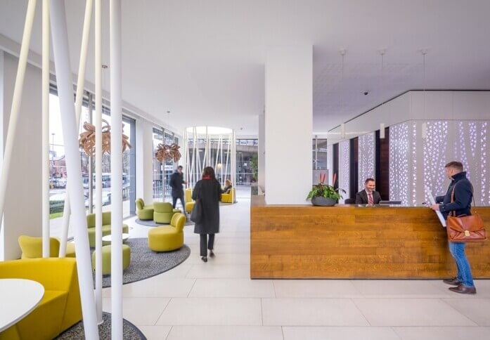 Reception at Portland Street, Bruntwood in Manchester