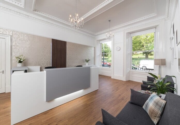 Reception - Woodside Place, Regus in Glasgow