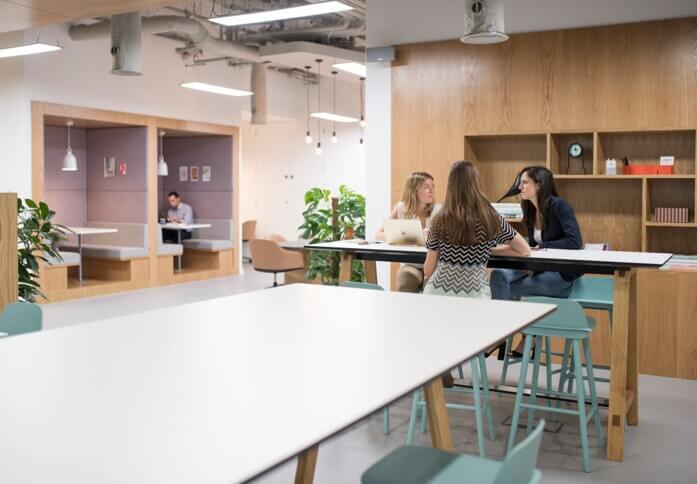 Breakout area at St Martin's Lane, Regus in Leicester Square