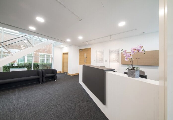 Reception in Capability Green, Regus, Luton