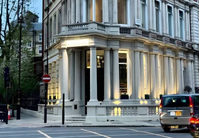 Building outside at 21 Grosvenor Gardens, Hubflow Ltd, Belgravia, SW1 - London