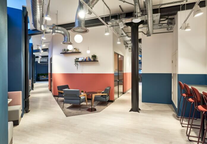 A breakout area in Great Eastern Street, Work.Life Ltd