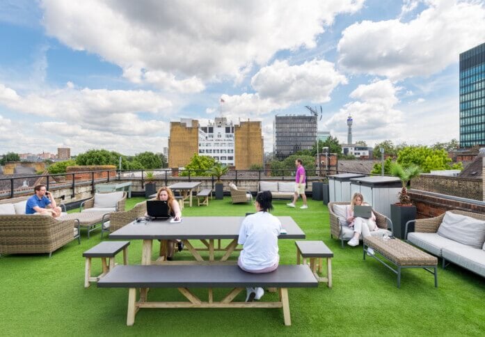 Roof terrace - Chalton Street, The Boutique Workplace Company in King's Cross, WC1 - London