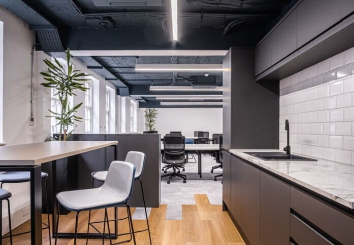 Kitchen at Ironmonger Lane, Workpad in Bank, EC2