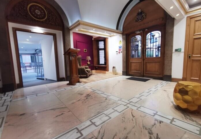 Foyer area at Aldermanbury, NewFlex Limited in Moorgate