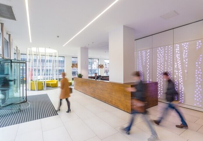 Reception at Portland Street, Bruntwood, Manchester