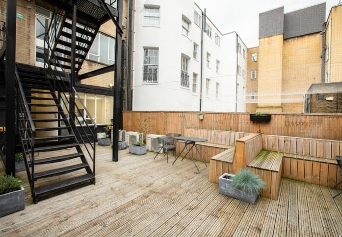 Outdoor space at 12 David Mews, Workpad Group Ltd in Baker Street, W1 - London