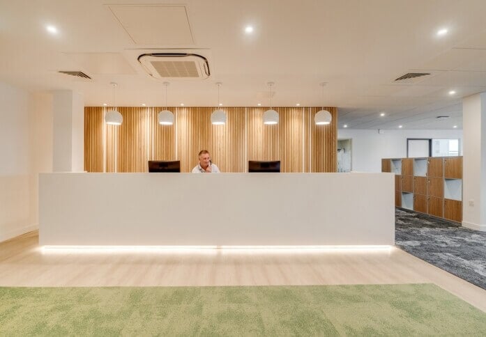 Reception at Worcester Street, Regus in Gloucester