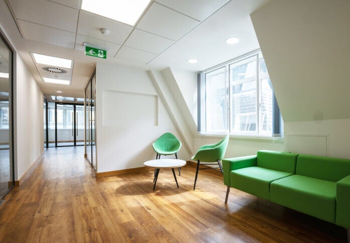 Breakout area at Basinghall Street, Kitt Technology Limited in Moorgate