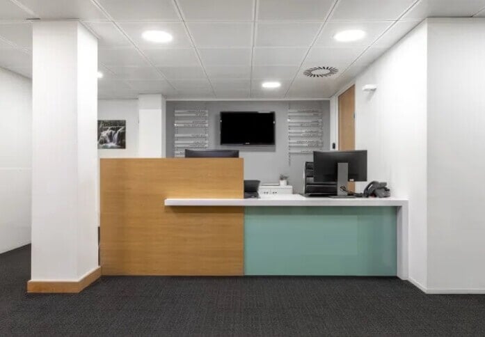 Reception in Queens Road, Regus, Brighton