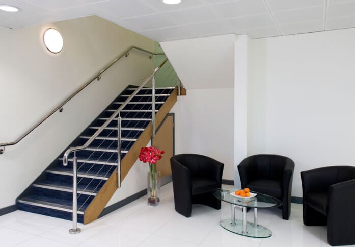 A breakout area in Works Road, Devonshire Business Centres (UK) Ltd, Letchworth