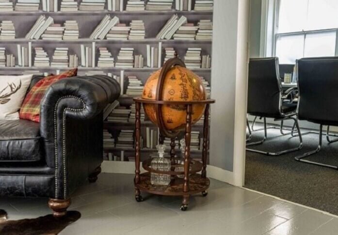 A breakout area in Christopher Street, The Boutique Workplace Company, Shoreditch