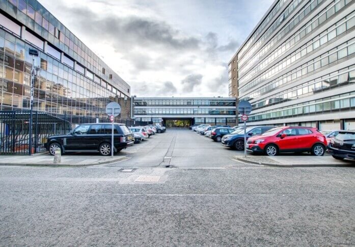 The parking at The Grainger Suite, Omnia Offices in Newcastle, NE1