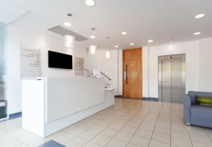 Reception in Falcon Gate, Regus, Welwyn Garden City