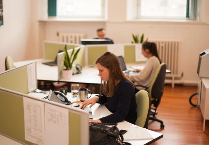 Dedicated workspace in Harmony Row, Govan Workspace, Glasgow