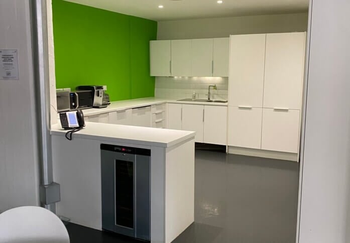 Kitchen at 58 St John Square, Kitt Technology Limited in Farringdon, London