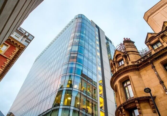 The building at Brown Street, Landmark Space in Manchester, M1