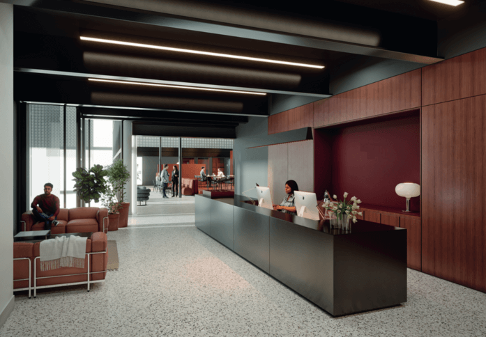 Reception area at Circus Road South, Regus in Battersea SW2 - London