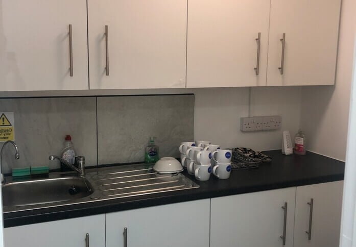 Kitchenette at London Road, JRS Solutions Limited in Peterborough, PE1