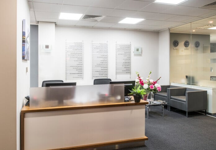 Reception in Quayside, Regus, Newcastle