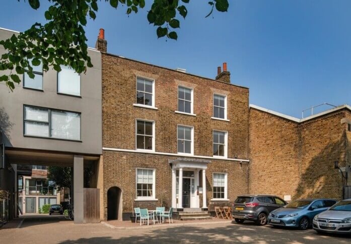 Building outside at Dalston Lane, Canvas Offices