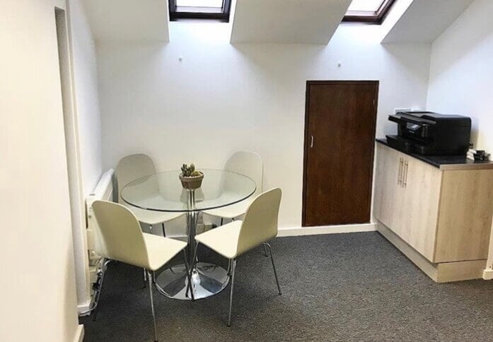 Breakout space in High Street, Nammu Workplace Ltd (Cobham)