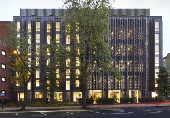 Building external for Pentonville Road, The Office Group Ltd. (FORA), King's Cross