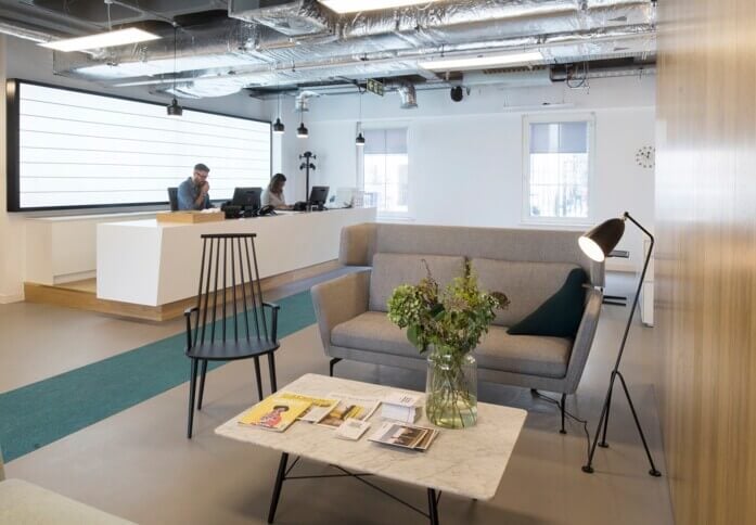 Reception area at Trafalgar Place, Regus in Brighton