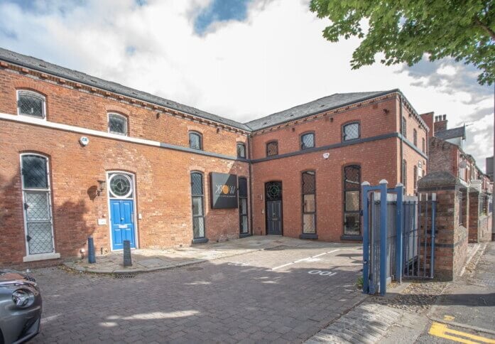 Building outside at Wilderspool Causeway, WorkSmart Hub Limited, Warrington, WA1