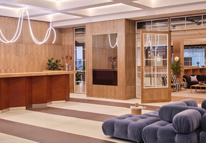 Reception at Euston Road, The Office Group Ltd. (FORA) in NW1 - London