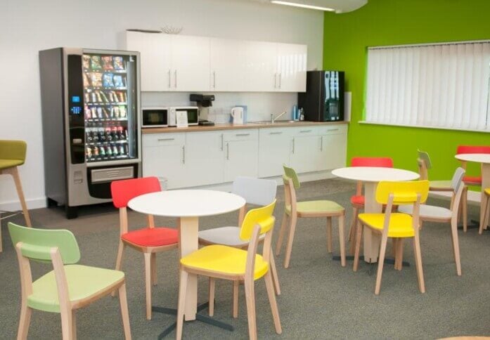 Kitchen at Beaufort Park, Regus in Chepstow