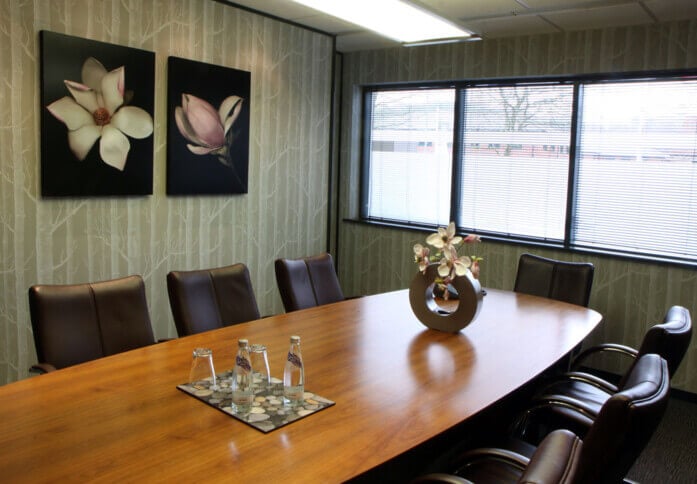 Boardroom at Priory Drive, Rombourne Business Centres in Newport