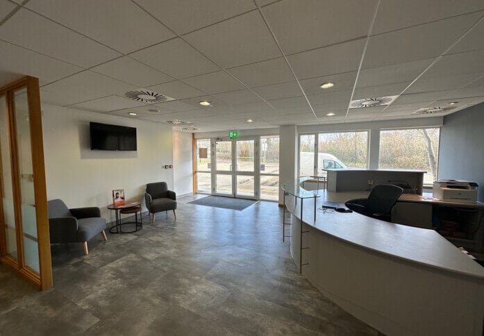 Reception area at Hill Of Rubislaw, NewFlex Limited in Aberdeen, AB10