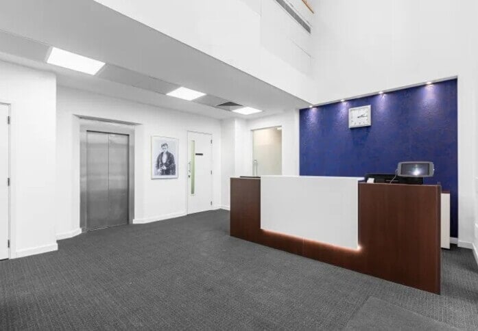 Reception at Fredrick Place, Regus in High Wycombe