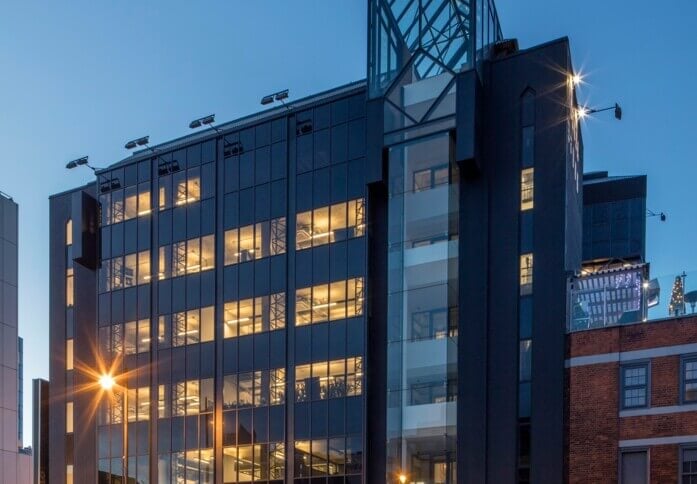 The building at The Office Group Ltd. (FORA) in Old Street