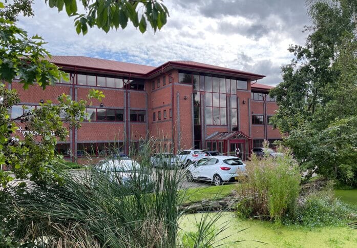 The building at Carolina Way, Hope Park Business Centre in Salford, M3