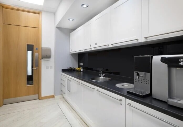 Kitchen at Parklands Way, Regus in Motherwell