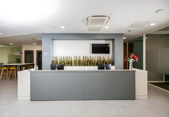 The reception at Cobalt 54, Regus in Newcastle, NE1 - North East