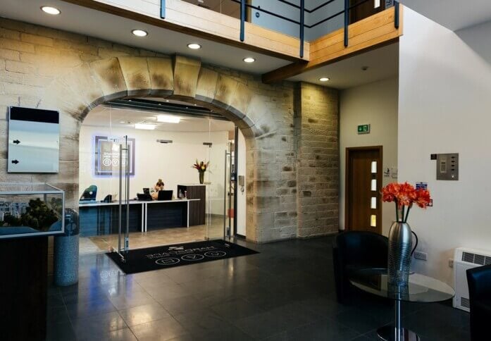 Reception area at Blackburn Road, Biz Hub in Bolton, BL1