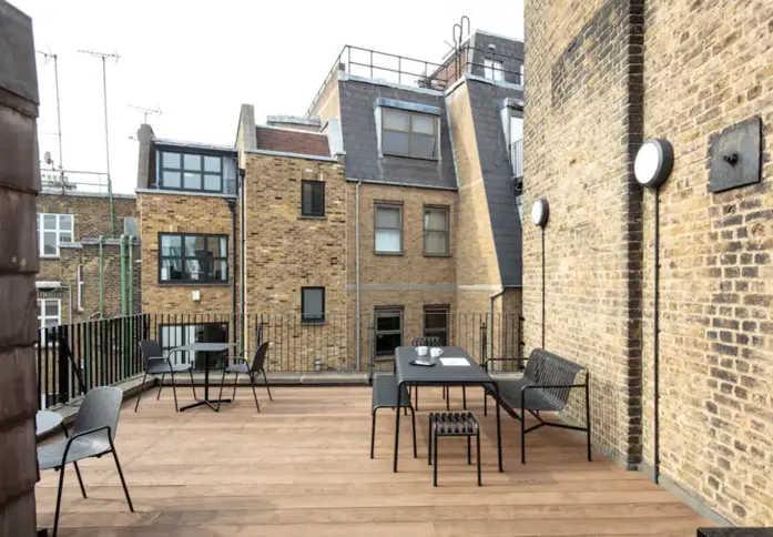 Roof terrace in South Molton Street, Workpad Group Ltd, Mayfair