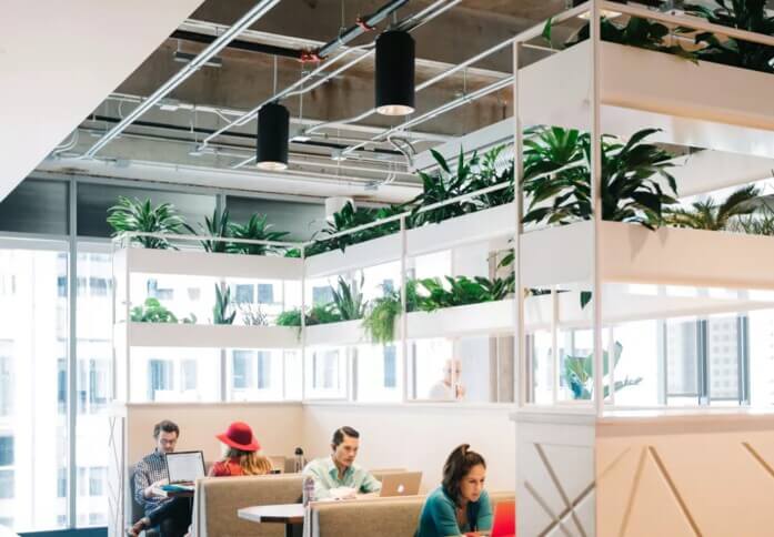 Breakout space for clients - Hewett Street, WeWork in Shoreditch